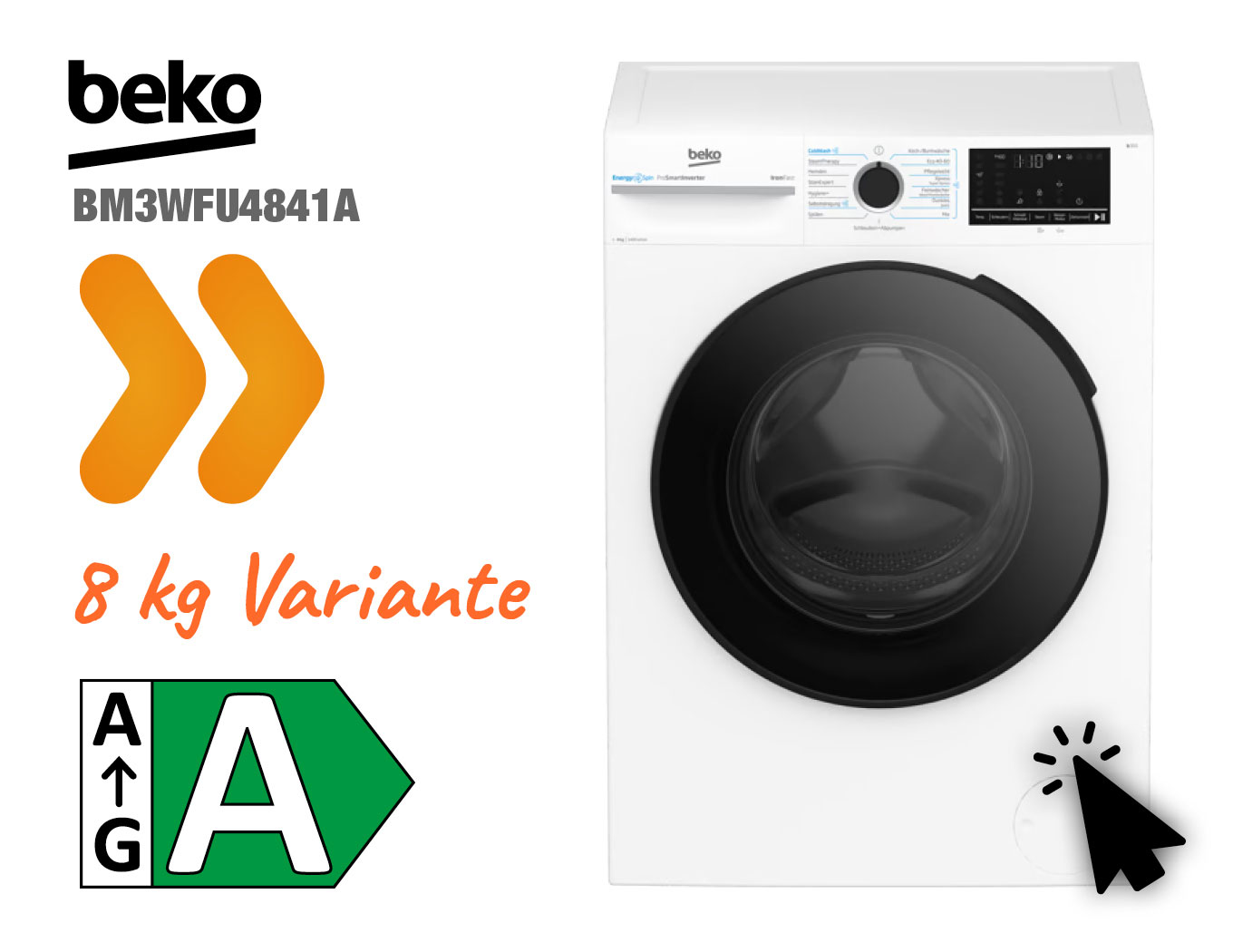 32008051183_BM3WFU4841A BEKO BM3WFU4841A 8 kg Modell