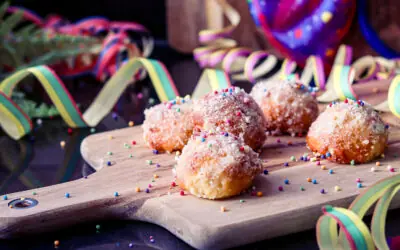 Beste Konfetti Quarkbällchen aus dem Ninja Airfryer