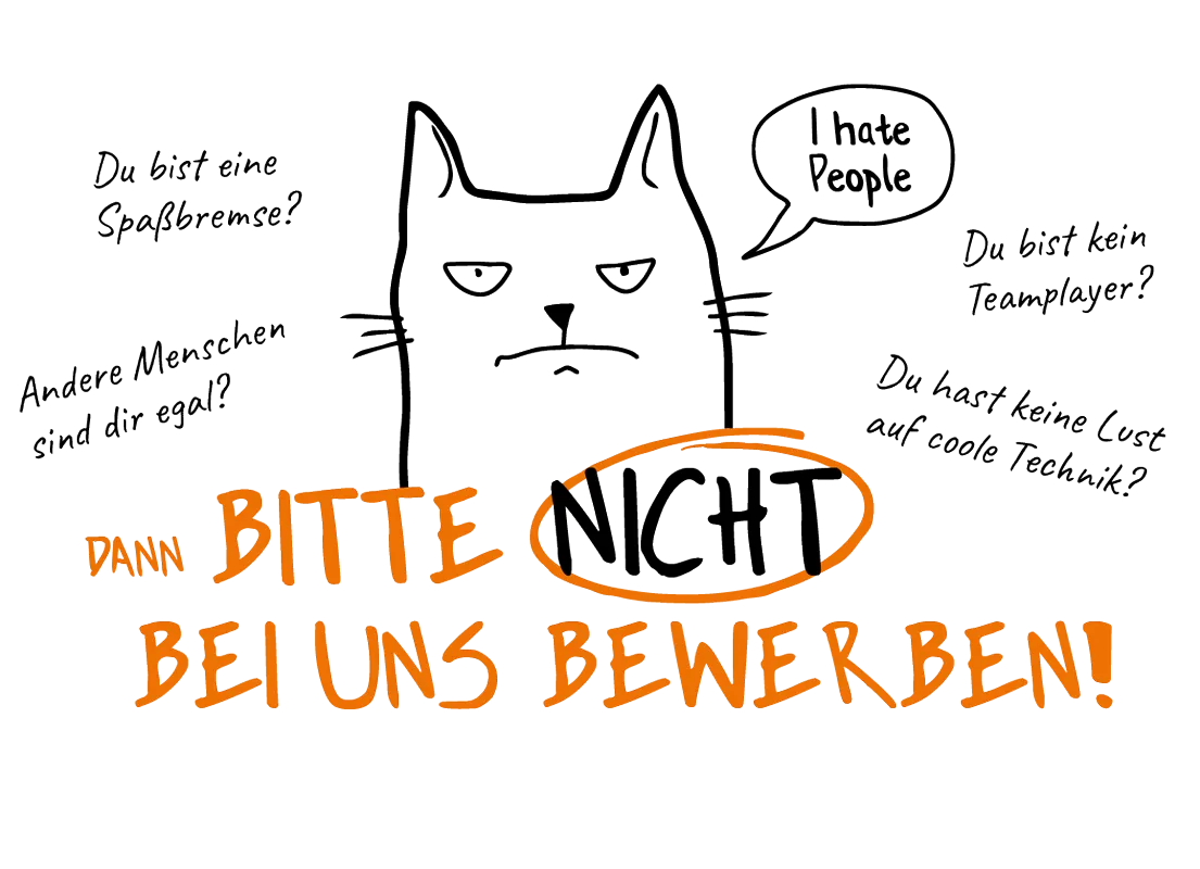 Grumpy Mies schauende Katze auf einem Notizblock gemalt.