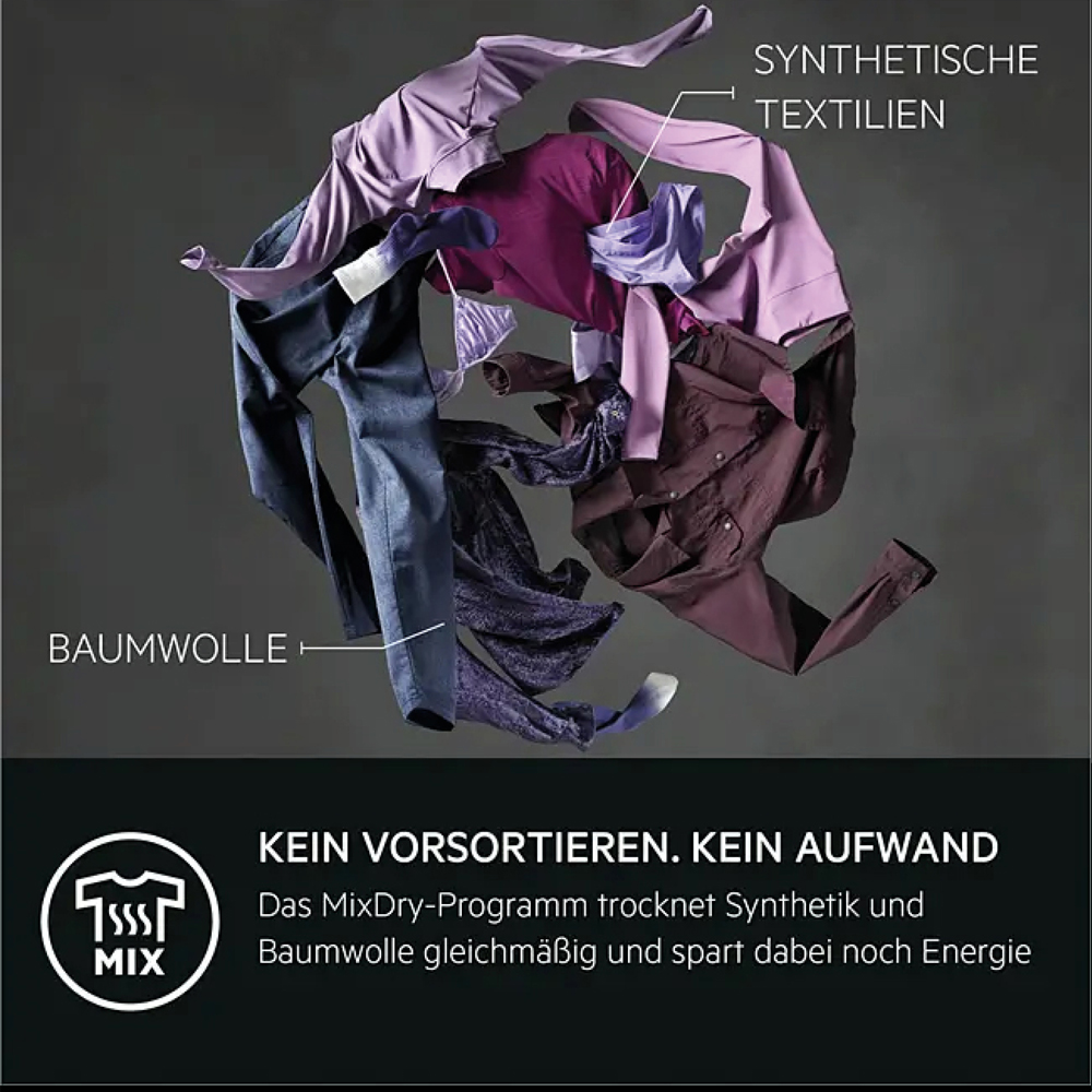 Kein Vorsortieren nötig!