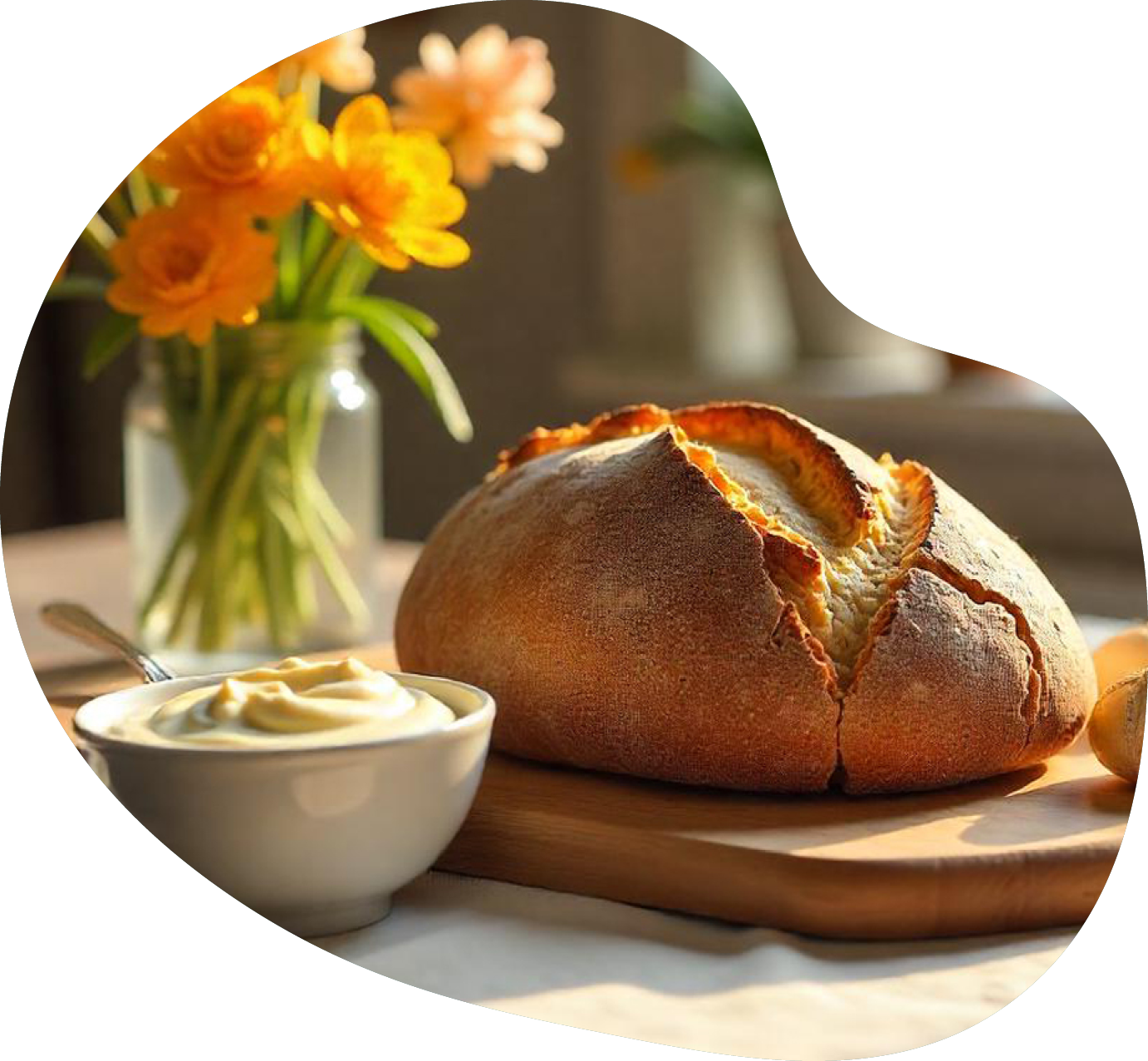 Selbstgebackenes Dinkel-Roggen-Brot - Rezept von TeVi für deinen perfekten Osterbrunch