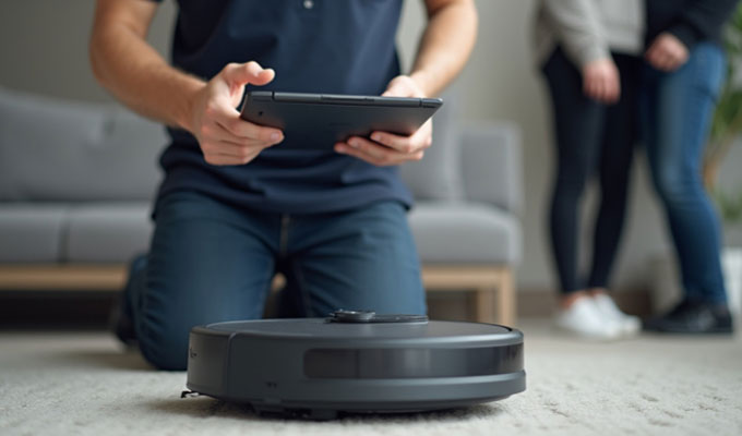 Einrichtungsservice für Saugroboter - Installation und Einweisung von TeVi