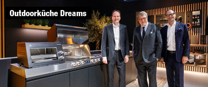 Miele bei der IFA 2025 mit ihrer Outdoorküche Dreams © Miele
