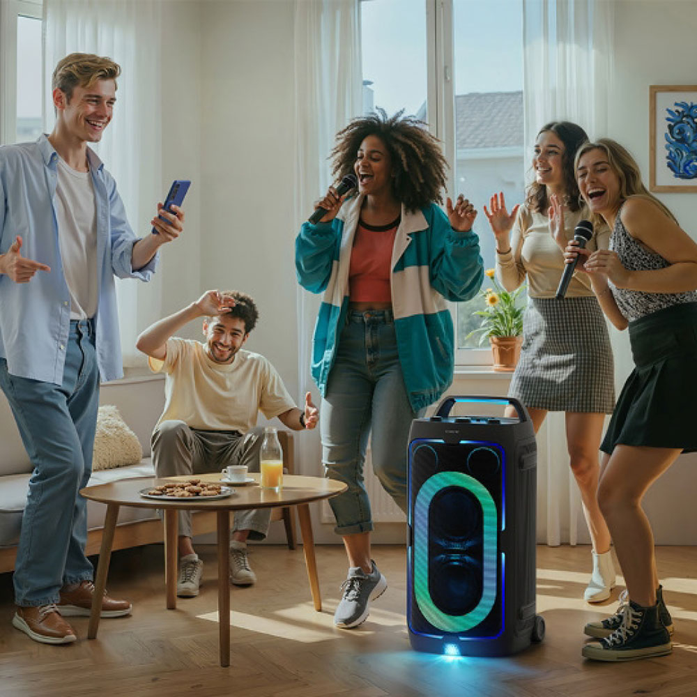 Samsung bei der IFA 2025 Sound Tower © Samsung