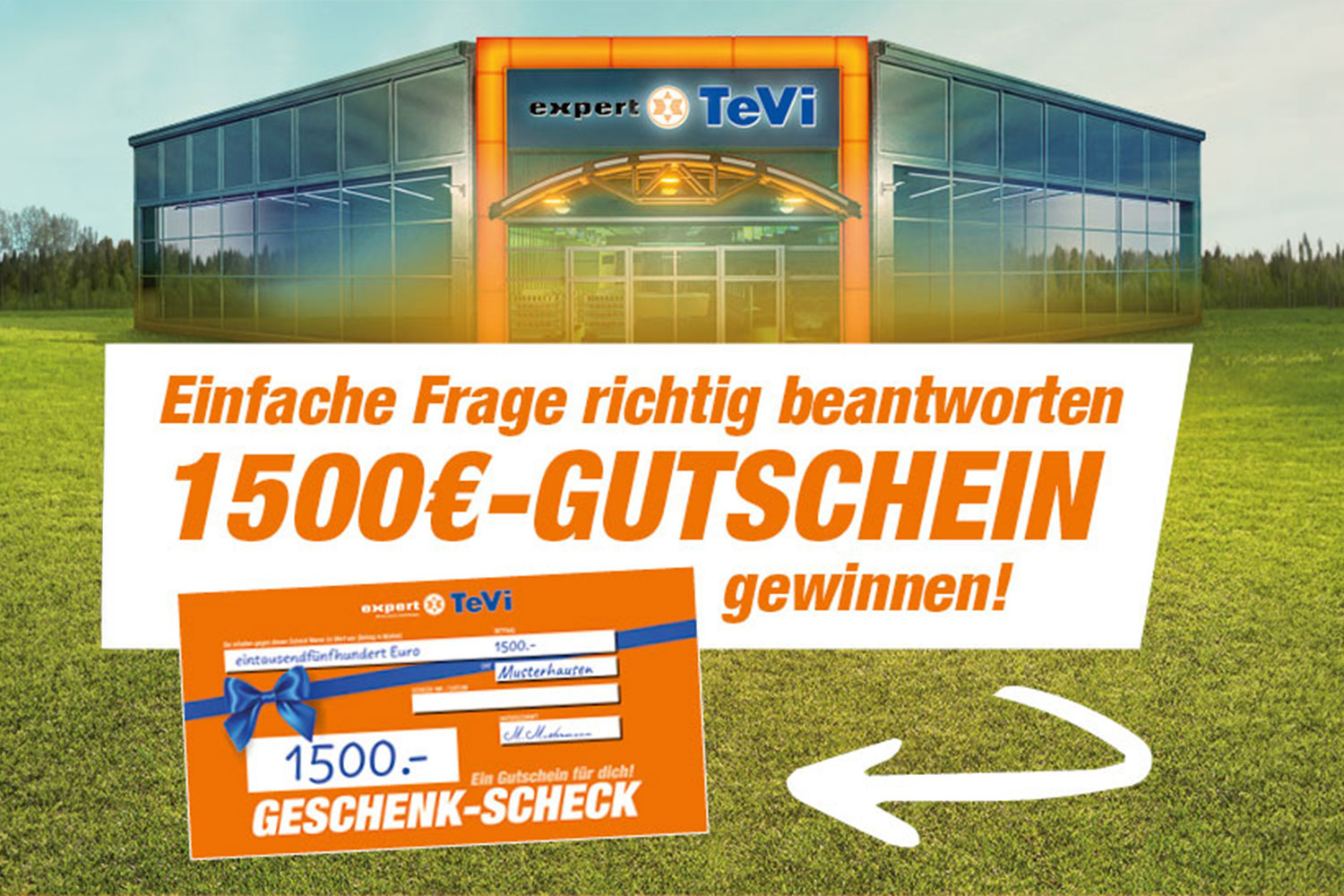 Jetzt 1500 Euro Einkaufsgutschein im WM Gewinnspiel 2026 bei expert TeVi gewinnen!